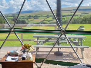 Organic Holidays - Aberhyddnant Organic Farm Glamping, Aberhyddnant Organic Farm, Crai. LD3 8YS