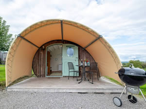 Organic Holidays - Eden Glamping Pods, Middlewick Farm, Wick Lane. BA6 8JW