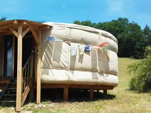 Organic Holidays - La Garnasette Yurt, 43800 Rosieres, . 